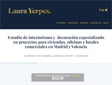 Tablet Screenshot of laurayerpes.com